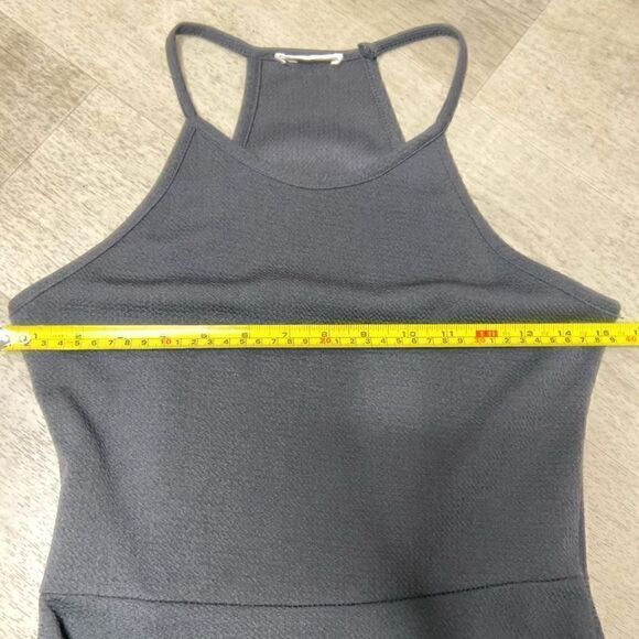 Olivia Rae, Black Textured Fit & Flare Dress Sleeveless Racerback Women’s Medium - Picture 7 of 10